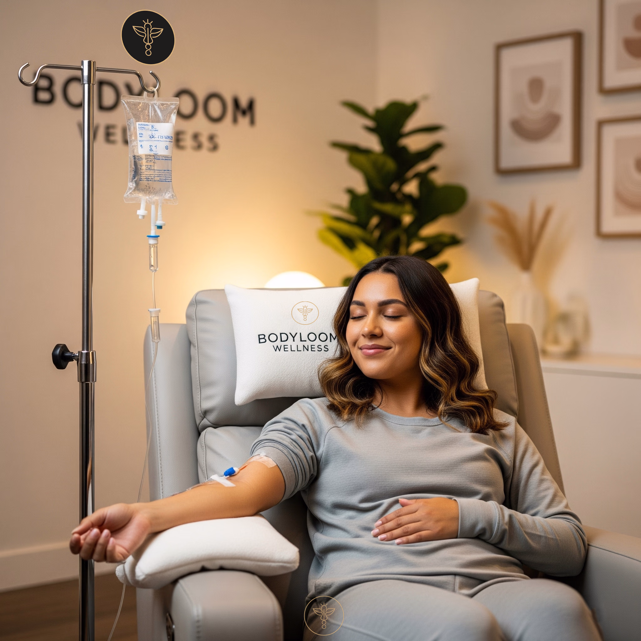 iv therapy frisco - bodyloom wellness - nad+ glutathione myers' cocktail - hangover infusion - book now